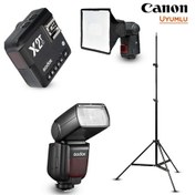 Resim Godox TT685II-C Canon Flaş Full Set - Tripod 
