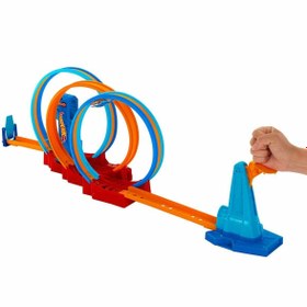 Resim Hot Wheels Ultra Hots Çılgın Çember Yarışı Seti HPX93 