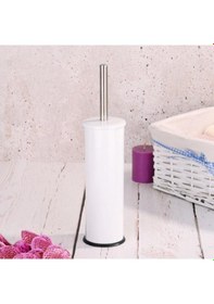 Resim Ksv Metal Beyaz Paslanmaz Wc Tuvalet Fırçası 