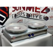 Resim Paslanmaz Çiftli Tantuni Ocağı 50 110 Cm Doğalgazlı Özel Üretim Tepsi Dahil Özel 