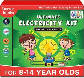 Resim Doctor Jupiter Ultimate Elektrik Kiti 8-14 Yaş Arası STEM Deney Seti 