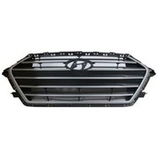 Resim 2016-2018 Hyundai Elantra Ön Panjur Siyah Gümüş Gri Çıtalı Bfn Adet Oem No:86350f2000 