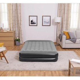 Resim Altınkaya Ticaret Çift Kişilik Şişme Yatak + Pompa 67403 Gri - Siyah 