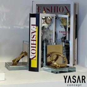 Resim XO Kristal Kitap Tutucu 