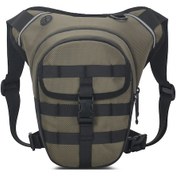 Resim Gajeena Motorsiklet İçin Su Geçirmez Büyük Kapasiteli Ayarlanabilir 60-150cm Outdoor Bel Çantası - Yeşil, Nefesli Ve Yansıtıcı Çizgi Tasarımı Yeşil 