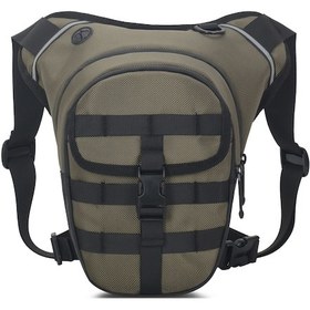 Resim Leezsing Bisiklet Bacak Çantası - Büyük Kapasiteli, Su Geçirmez Ve Ayarlanabilir Yeşil Yeşil 