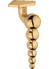 Resim Galaksi Metal Ayak Gold Koltuk Ayağı Komidin Tv Ünitesi Ayağı 21 Cm 4 Adet 