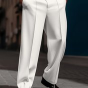 Resim Erkek Casual Polyester Pantolon ile LED Baskı, Tüm Mevsim Örgü Kumaş, Düzenli Uygun Straight Bacak Pantolon ile Çizme, Cadılar Bayramı, Şükran Günü, Noel, Yılbaşı Partileri için Mükemmel 