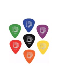 Resim Daddario Duralin Precision Guitar Picks Medium/Heavy (1.0mm) 1 Ad 