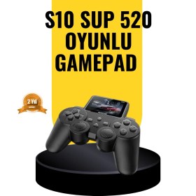 Resim Mobil Dünyası 2025 A Kalite S10 Gamepad 520 Oyunlu Tv Bağlantılı Retro Atari Konsolu - MB000X-2H5G51 