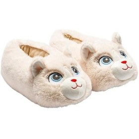 Resim Twigy Kontes Kadın Hayvanlı Panduf Bej 36/41 CC0581 