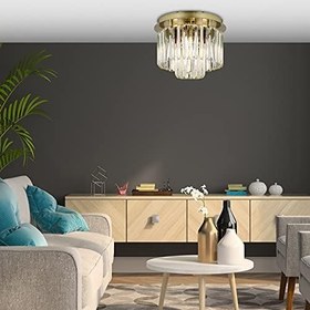 Resim Apliqa NİLÜFER 2 KATLI KÜÇÜK ESKİTME YUVARLAK AVİZE 