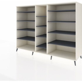 Resim Kronos Dolap 11 Raflı 220x59x163 Aytaşı-aytaşı/antrasit Aytaşı-aytaşı/antrasit 