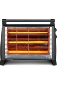 Resim AyrStore LX 2831 1800 W Siyah Buharlı Quartz Isıtıcı 