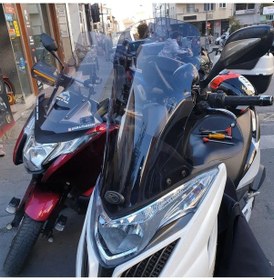 Resim Motocam Kymco G Dink 150 Ön Cam 2013 Model 66cm Füme Renkli 4mm 