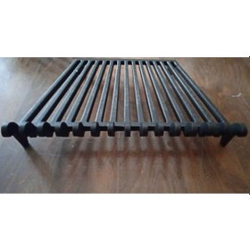 Resim Döküm Izgara Şömine Izgarası 70 Cm X 46 Cm.X 46 Cm 15 Li Izgara Izgara 