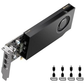 Resim PNY RTX A400 VCNRTXA400-SB 4GB GDDR6 64Bit mDP Ekran Kartı 