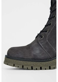 Resim Tamer Tanca Kadın Hakiki Deri Taş Süet Casual Bot 775 8259 BN BOT SK23/24 Taş 