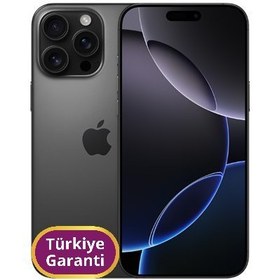 Resim Apple iPhone 16 Pro TR Garanti | 128 GB Siyah 