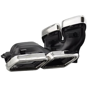 Resim Mercedes W212 Amg Egzoz Ucu Set Krom 4 Çıkış Kare 