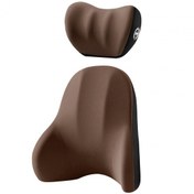 Resim Suntek Araba Boyun Yastığı Bel Desteği Yastık Kahverengi 