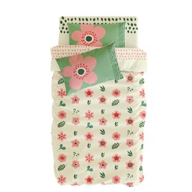 Resim Petit Fleur Çift Taraflı Müslin Çok Renkli Çocuk Nevresim Seti 140x200cm 