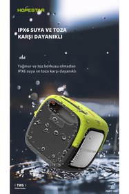 Resim Hopestar Party One RGB Işıklı Standlı Tek Mikrofonlu 80W IPX6 Suya Dayanıklı Bluetooth Hoparlör 
