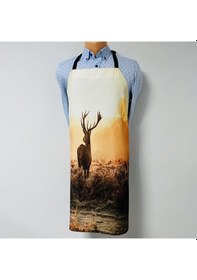 Resim Paredora Dev Boynuzlar Mutfak Önlüğü 