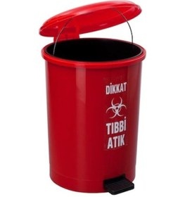 Resim A Kalite Tıbbi Atık Çöp Kovası 40 Lt 