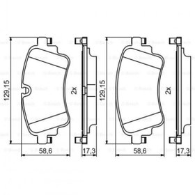 Resim 0986494833 Dısk Balata Arka Audi A4 1.4 Tfsı 15> 