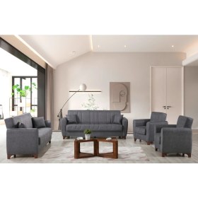 Resim Belletto Yataklı ve Sandıklı Kanepe Oturma Grubu 