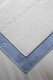 Resim Oscuro X Bathmat Sky - 50x75 cm Ayak Havlusu - Mavi - Beyaz 