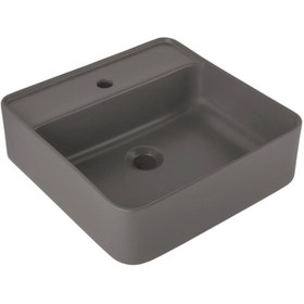 Resim KALE Smartedge Kare Lavabo 45x45 Cm Mat Antrasit 