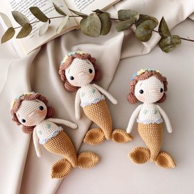 Resim Amigurumi Denizkızı Bebek 