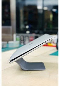 Resim Apple Uyumlu MacBook Yükseltici Modern Stand Gri Pro Ve Air 