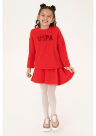 Resim U.s. Polo Assn. Kız Çocuk Kırmızı Sweatshirt 50317981-vr030 Kırmızı 