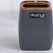 Resim Okyanus Home Çizgili Kare Diş Fırçalık - Asorti 