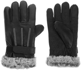Resim ULTECHNOVO 1 Çift Erkekler Su Geçirmez Kış Eldivenleri Termal Dokunmatik Ekran Eldivenleri Kayak Snowboard Dokunmatik Ekran Sıcak Eldivenler Slip Sıcak Eldivenler 