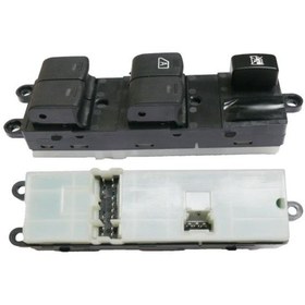 Resim NISSAN PATHFINDER 2006 - 2016 SOL CAM ANAHTARI IŞIKLI 16 PİN 