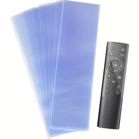 Resim 20 Adet Şeffaf PVC Isı Küçültme Koruyucu Film - Toz Geçirmez ve Su Geçirmez Çizilmez Kılıflar TV Kumandaları, Koleksiyonlar, Mücevherler için - Şeffaf Koruyucu Kapak 
