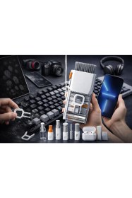 Resim bbtech Elektronik Temizleme Seti Klavye Kulaklık Telefon Laptop Derin Temizlik Kiti Profesyonel Bakım Seti 