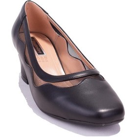 Resim Dagoster Dza07-725528 Siyah Klasik Topuklu Kadın Ayakkabı 001 