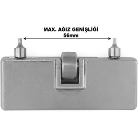 Resim Saatse 56mm Profesyonel Çelik Saat Arka Kapak Açma Saatçi Tamir Anahtarı Chr1062 