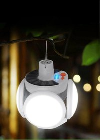 Resim Konyax Solar 5 Kanatlı Kamp Lambası Renkli 