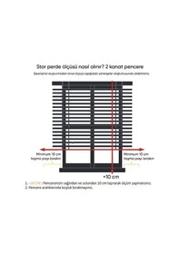 Resim Geniş Plise Krem Dilimli Zebra Perde Krem 