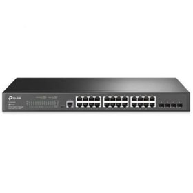 Resim TL-SG3428 24 Port 10-100-1000 Switch 4 Port SFP L2 Çelik Kasa Rack Mount TP-Link