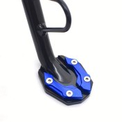 Resim BC Universal Uzatma Scooter Motosiklet Bisiklet Yan Stant Pedalı Desteği Anti-patinaj Büyütülmüş Taban YAMAHA için NMAX155 XMAX300 için 