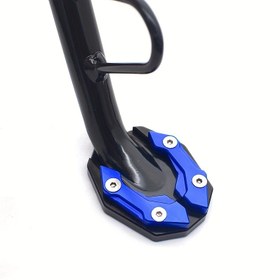 Resim BC Universal Uzatma Scooter Motosiklet Bisiklet Yan Stant Pedalı Desteği Anti-patinaj Büyütülmüş Taban YAMAHA için NMAX155 XMAX300 için 