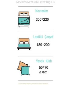 Resim More Home Çift Kişilik Yorgan Kılıfı Beyaz 