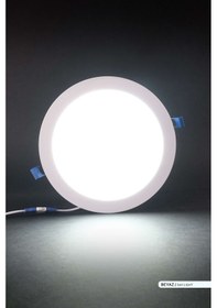 Resim ACK Sıva Altı Yuvarlak LED Panel Armatür Beyaz Gövde 6500K Beyaz 